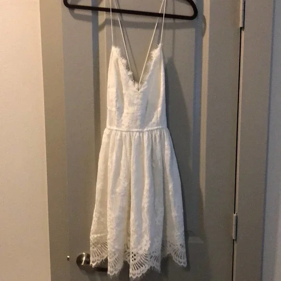 chinese dress ladies White Gabriella Mini Dress | Two Sisters the Label | Cocktail Dress |  Bridesmaids Dress | Prom Dress Afterpay main image 1